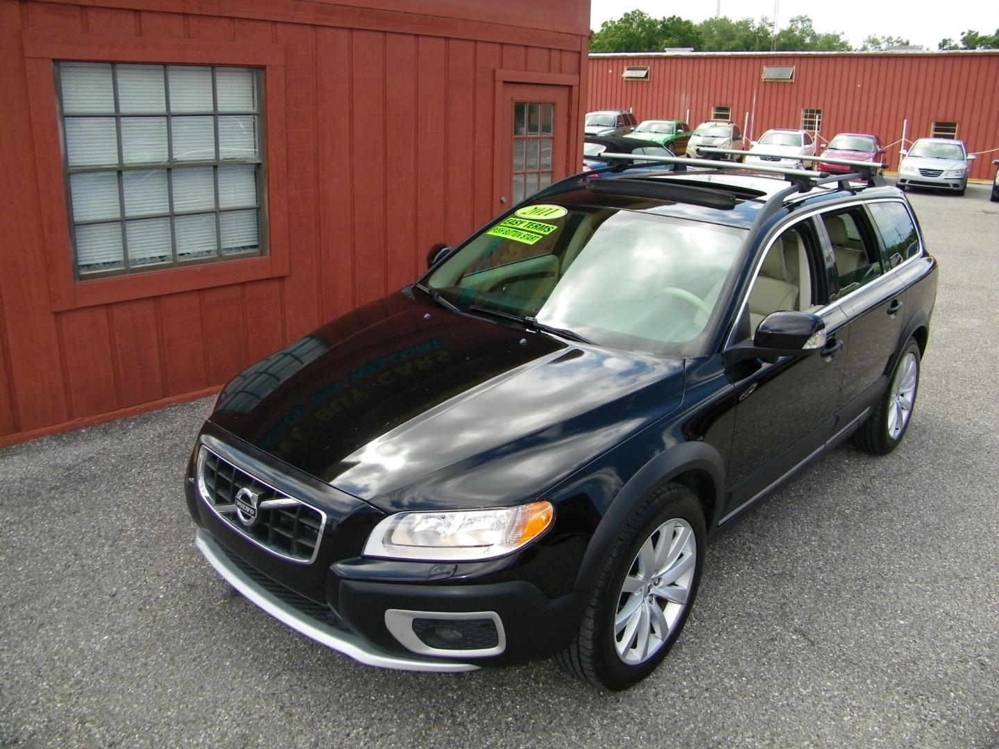 2011 Black /Beige Volvo XC70 T6 AWD (YV4902BZ9B1) with an 3.2L L6 DOHC 24V engine, 6-Speed Automatic transmission, located at 4000 Bee Ridge Road, Sarasota, FL, 34233, (941) 926-0300, 27.298664, -82.489151 - Photo#1